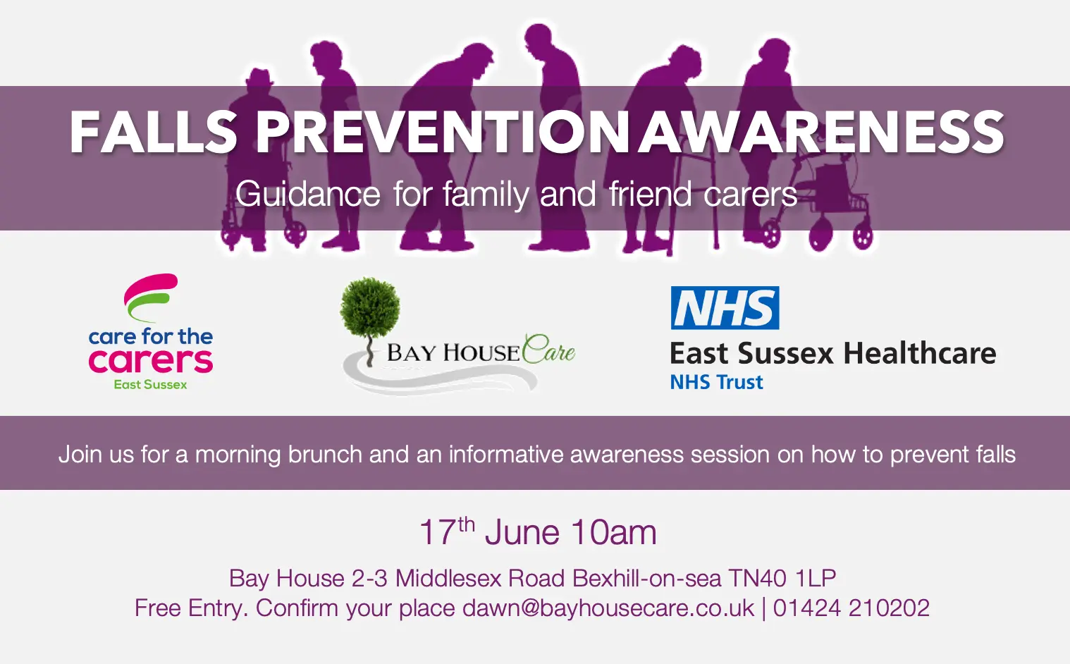 Brunch and falls prevention session