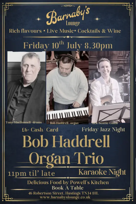 Bob Haddrell Organ Trio
