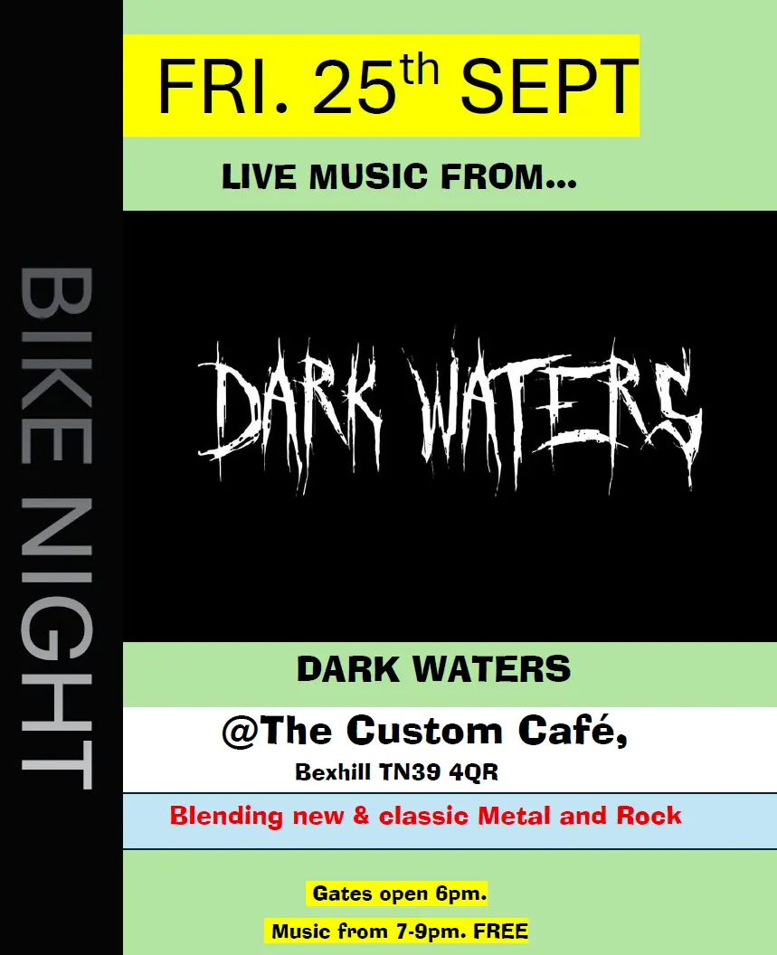 Bike Night with live band: Dark Waters Bike Night with live band: Dark Waters