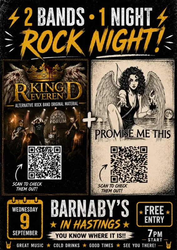 King Reverend & Promise Me This ~ Rock Night King Reverend & Promise Me This ~ Rock Night