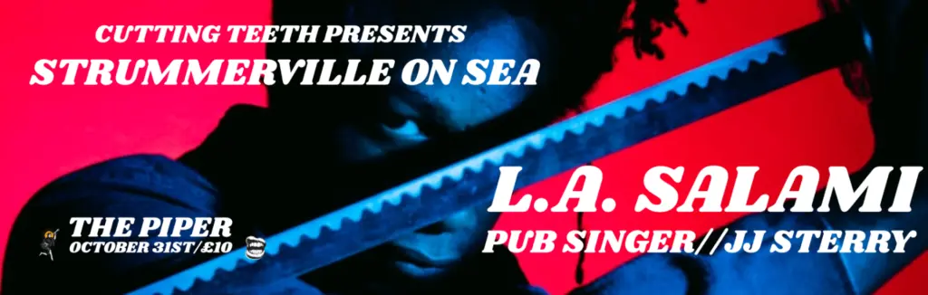 LA Salami, Pub Singer & JJ Sterry – Strummerville on Sea