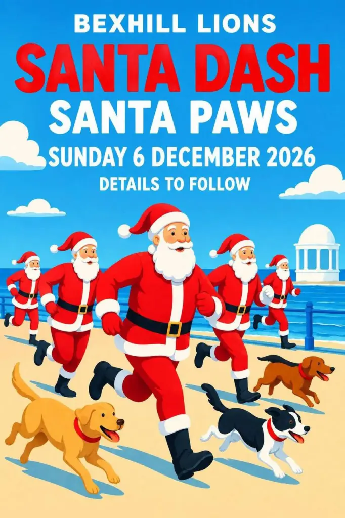Bexhill Lions’ Santa Dash / Santa Paws